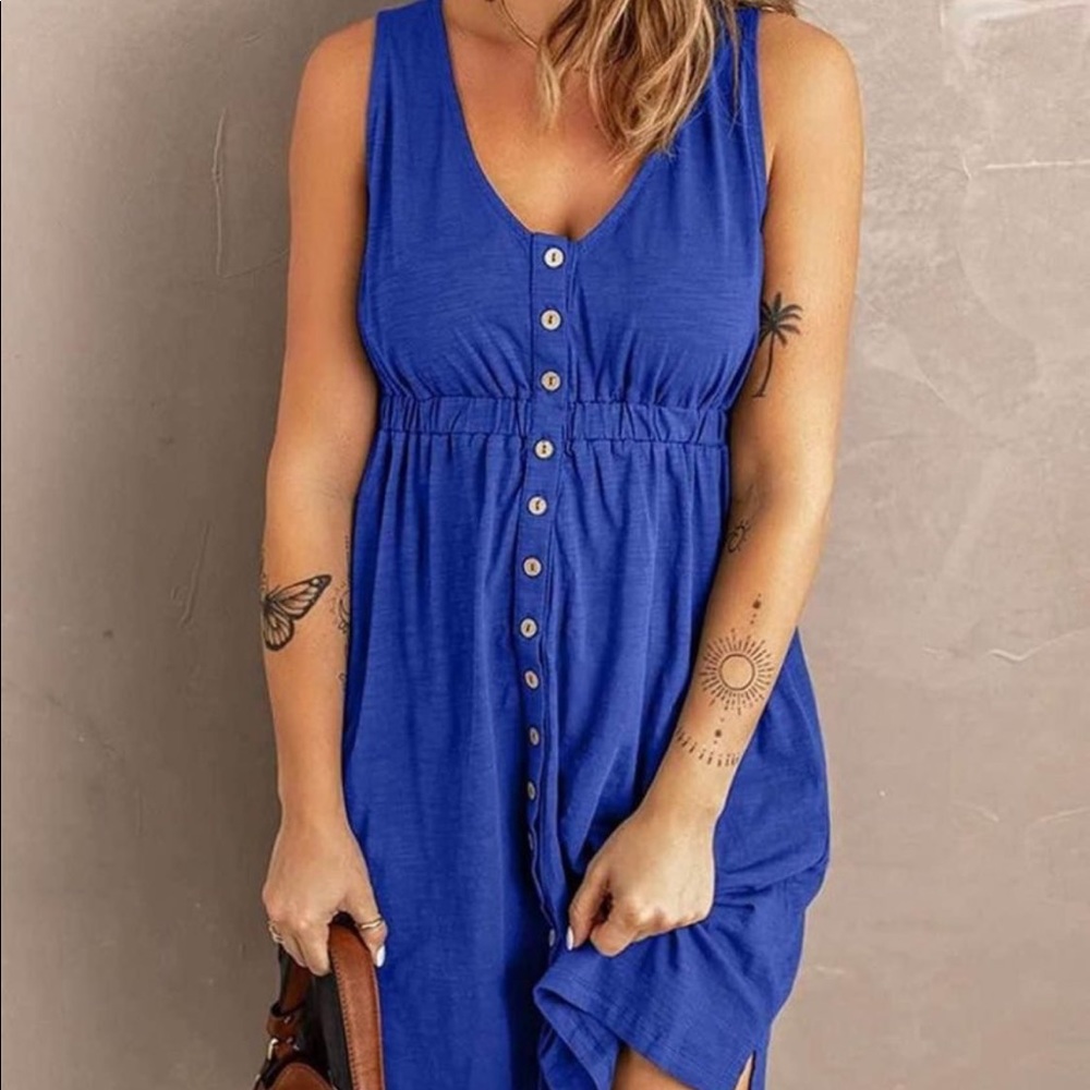 [SOLD] Casual Button Up Dress Size Small